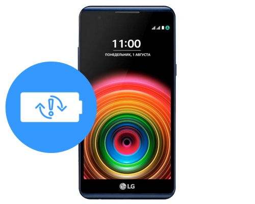 Замена аккумулятора (батареи) LG X power