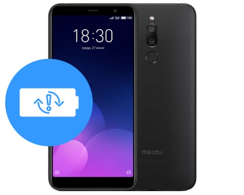 Замена аккумулятора (батареи) Meizu M6T