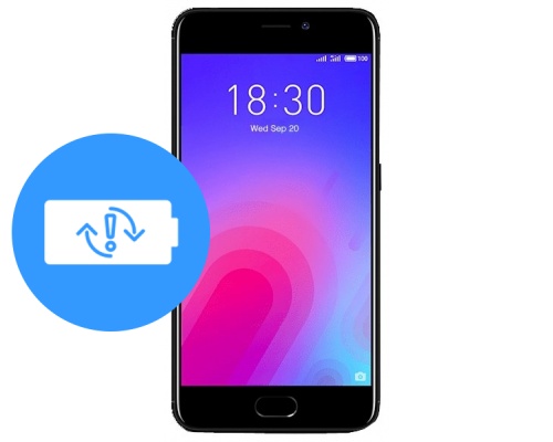 Замена аккумулятора (батареи) Meizu M6