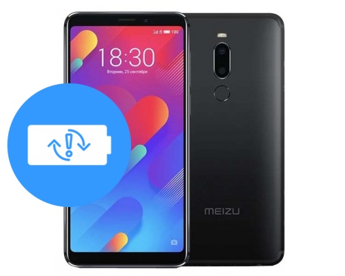 Замена аккумулятора (батареи) Meizu M8